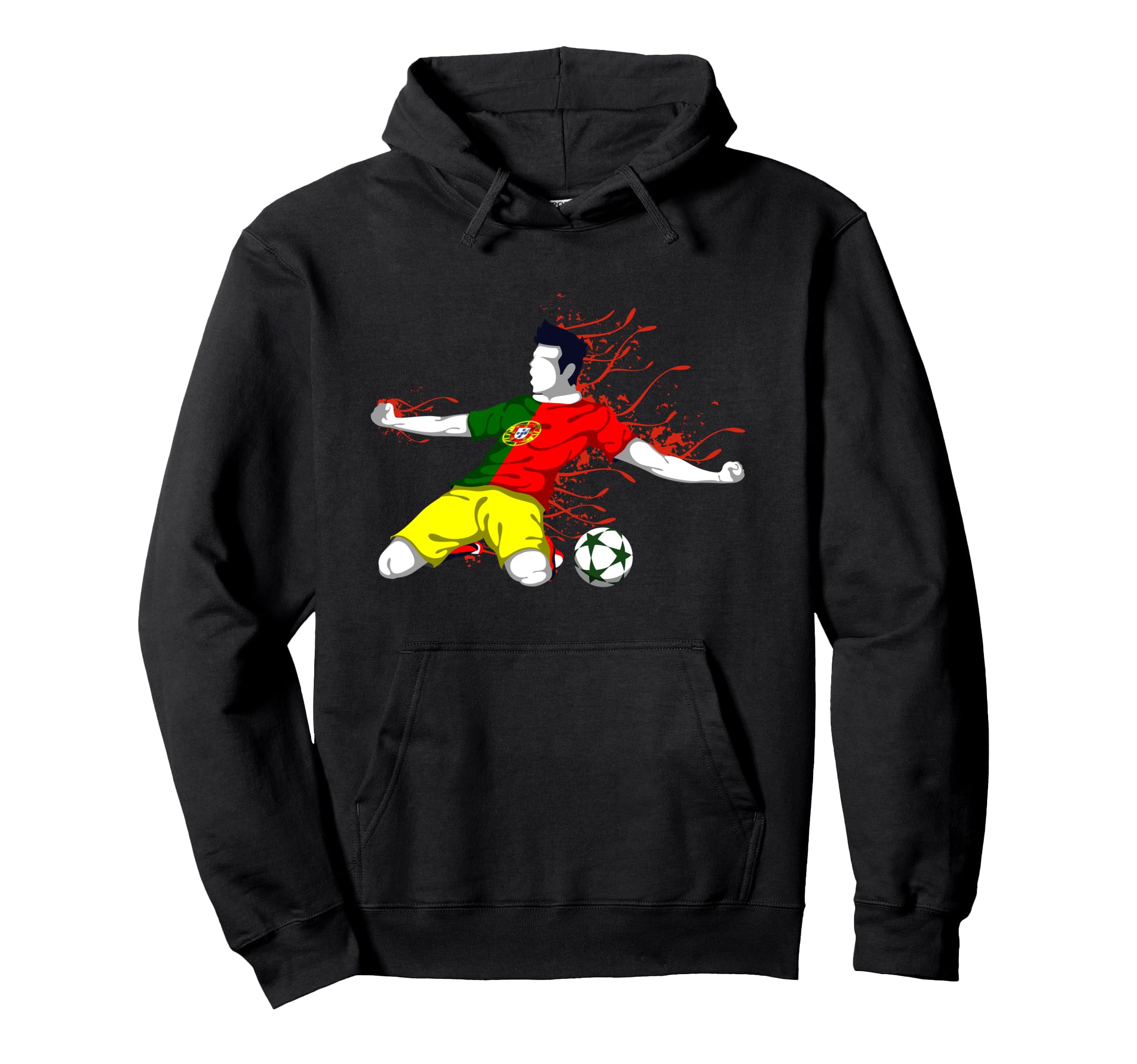 Portugal Soccer Team Portuguese Hoodie - Streetwear Style for Adults - T-Shirt, Sweatshirt, Hoodie