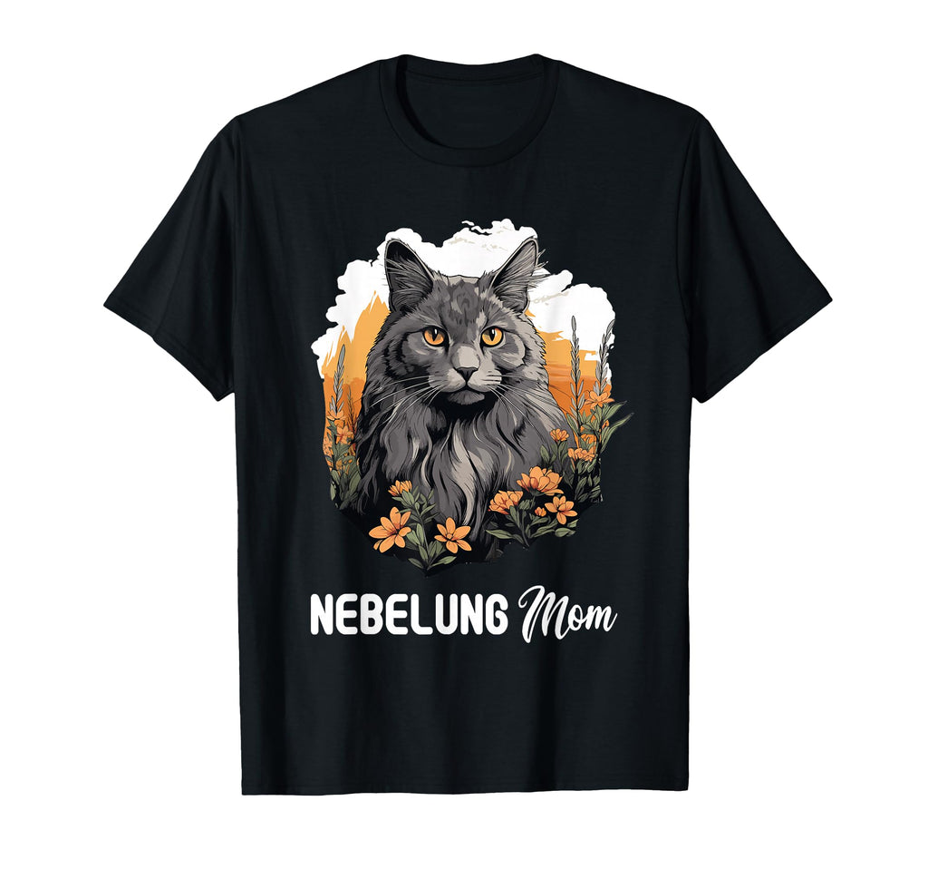 Nebelung Cat Kitten Nebelung Mom T-Shirt - Aesthetic Graphic Unisex - T-Shirt, Sweatshirt, Hoodie