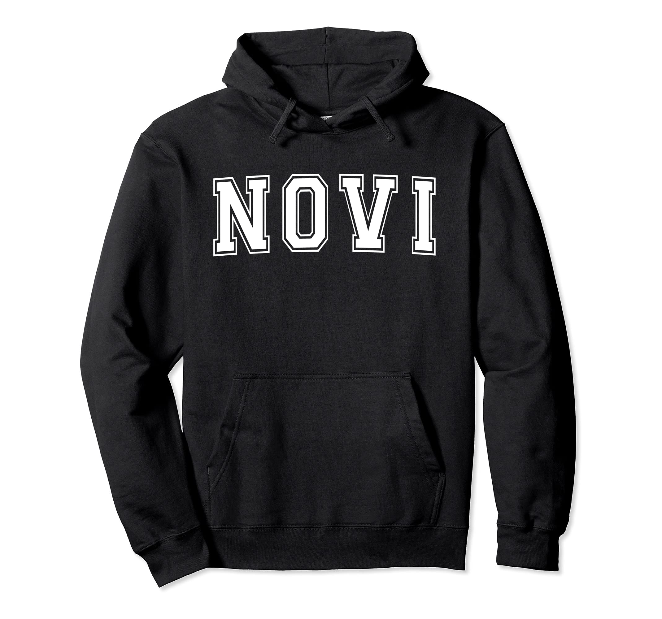 Novi Mi Michigan Usa Sports Varsity Hoodie - Trendy Graphic Unisex - T-Shirt, Sweatshirt, Hoodie