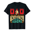 Dad Myth Basketball Legend Fathers Day T-Shirt - Aesthetic Graphic Unisex - T-Shirt, Sweatshirt, Hoodie