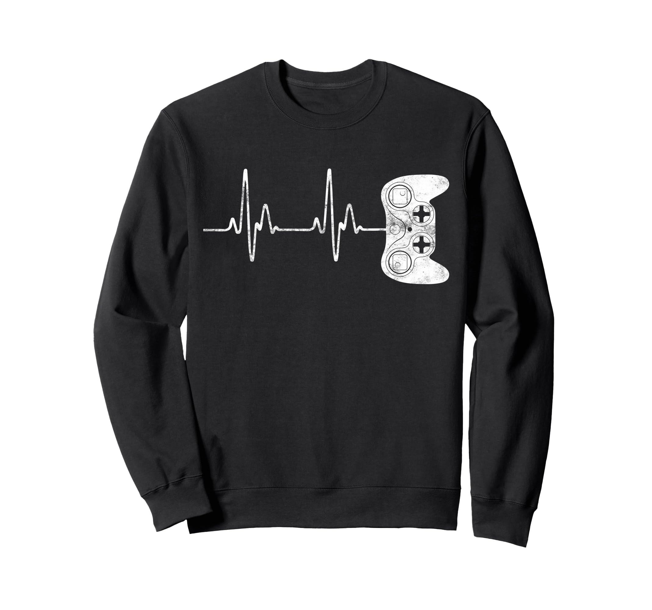 Gamer Heartbeat Young Teen Gaming Game Sweatshirt - Trendy Graphic Unisex - T-Shirt, Sweatshirt, Hoodie
