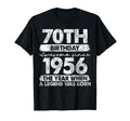 70 Year Old Gifts 1956 70Th Birthday T-Shirt - Custom Art Print Men Women - T-Shirt, Sweatshirt, Hoodie