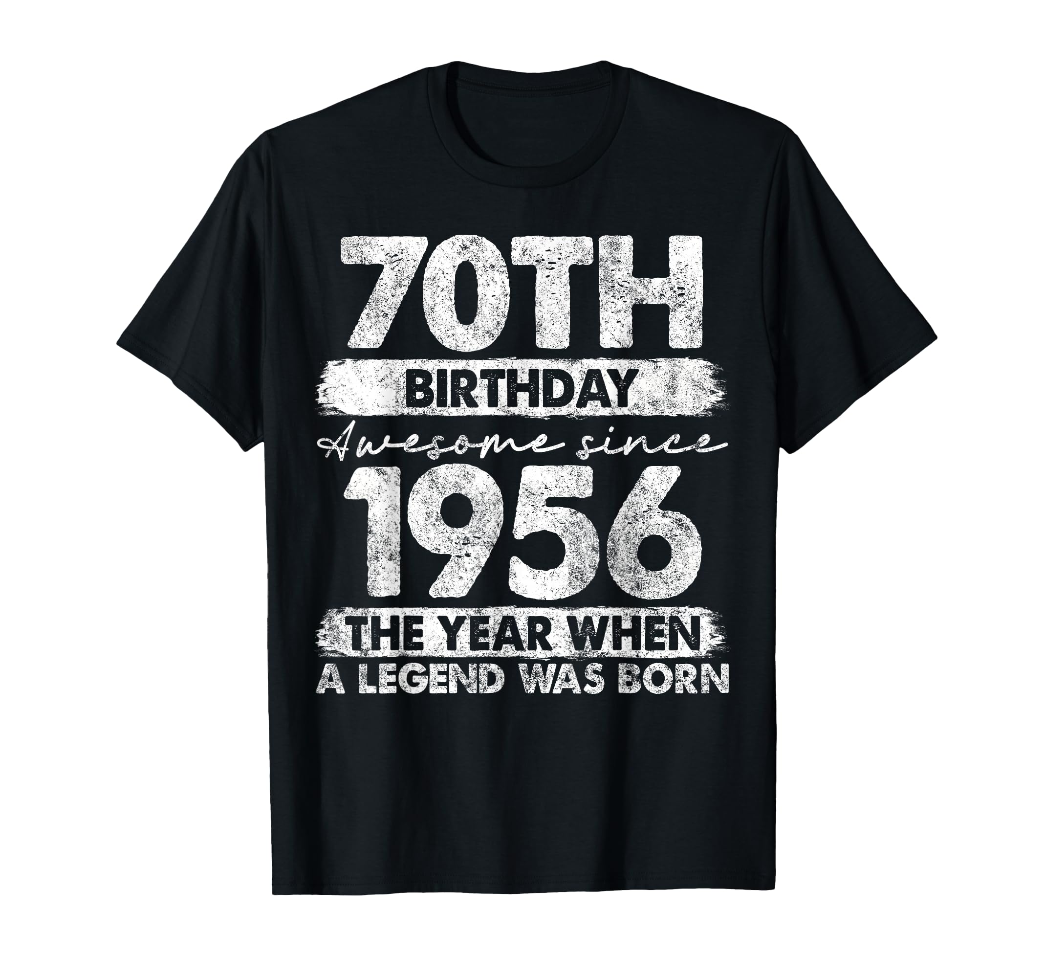 70 Year Old Gifts 1956 70Th Birthday T-Shirt - Custom Art Print Men Women - T-Shirt, Sweatshirt, Hoodie