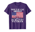Proud Dad Abuelo Military Veteran Us T-Shirt - Minimalist Print Unisex - T-Shirt, Sweatshirt, Hoodie