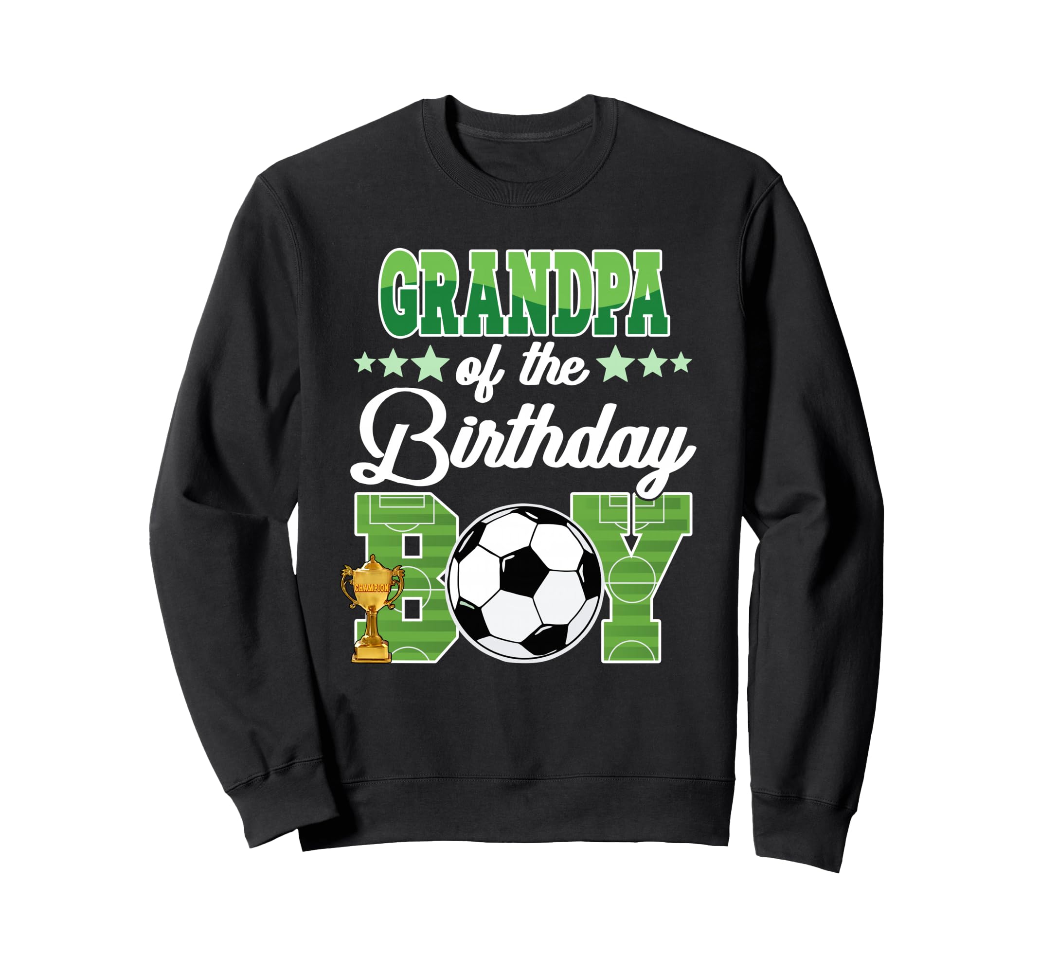 Soccer Grandpa Birthday Party Sweatshirt - Aesthetic Graphic Men Women - T-Shirt, Sweatshirt, Hoodie