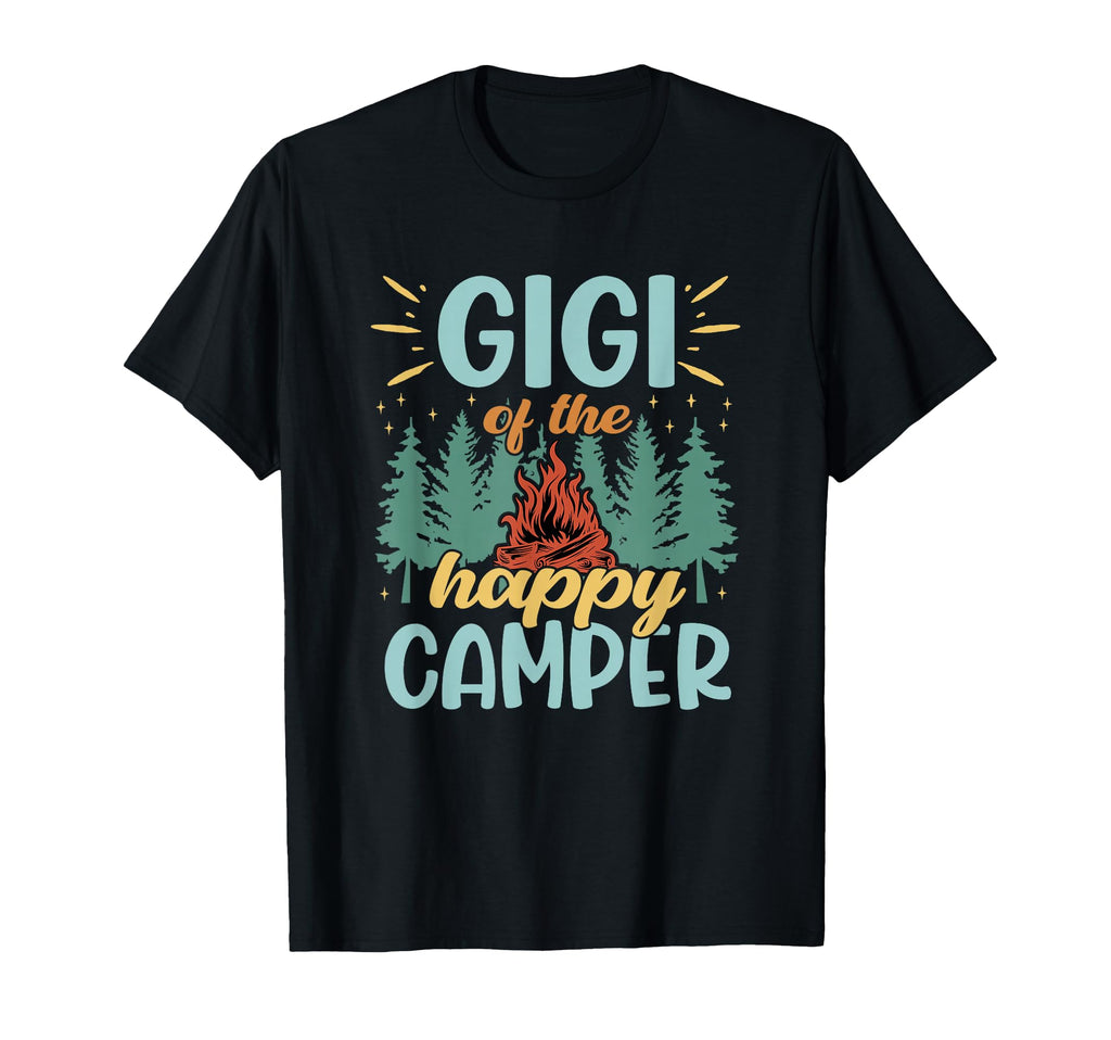 Gigi Happy Camper First Birthday T-Shirt - Casual Everyday Wear for Adults - T-Shirt, Sweatshirt, Hoodie