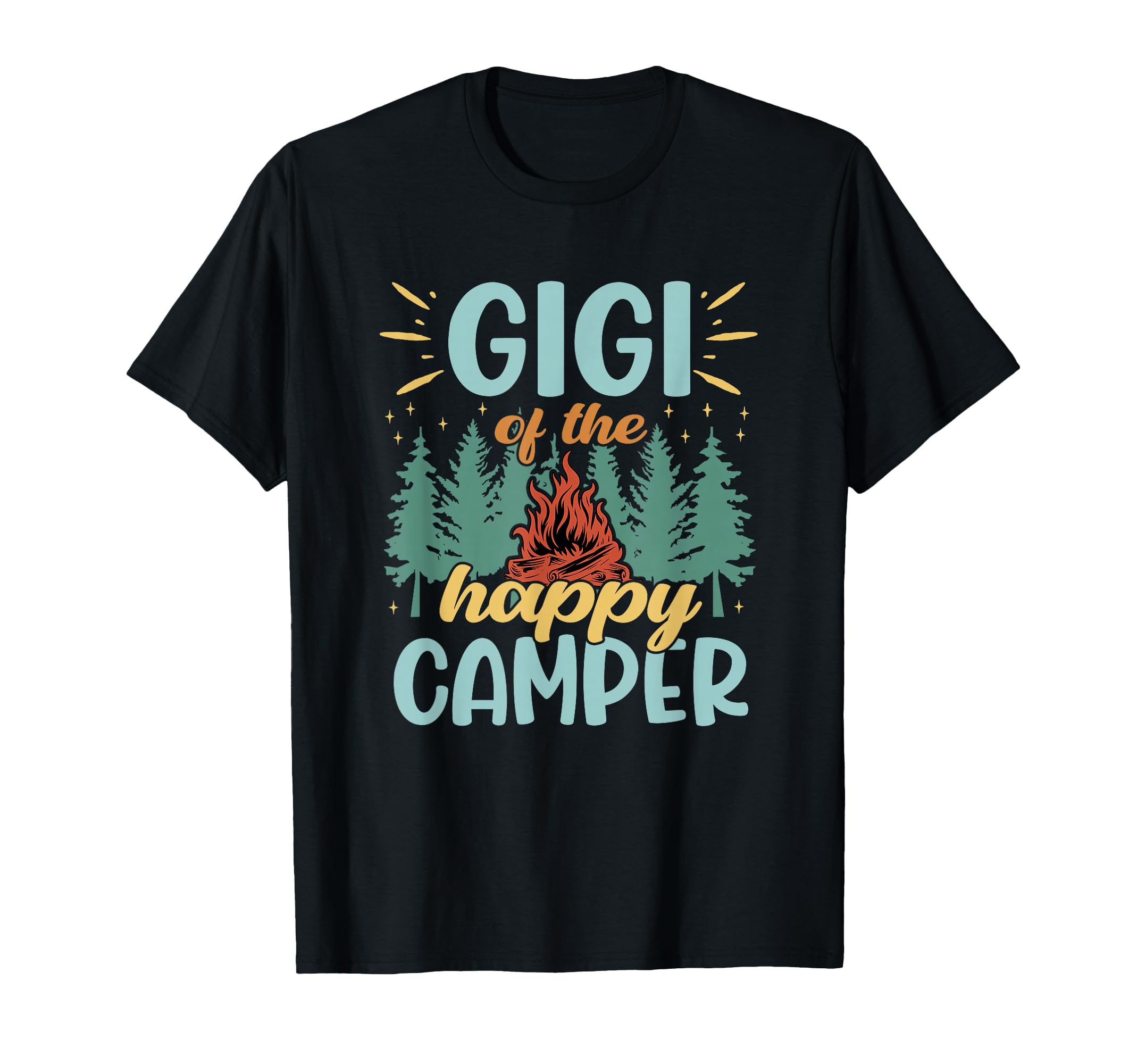 Gigi Happy Camper First Birthday T-Shirt - Casual Everyday Wear for Adults - T-Shirt, Sweatshirt, Hoodie