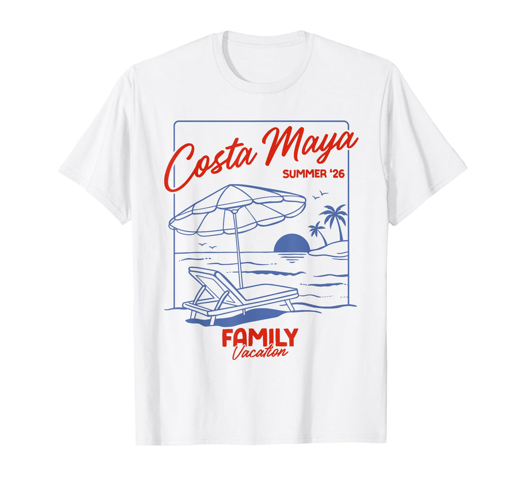 Costa Maya Summer 26 Family Matching T-Shirt - Minimalist Print Unisex - T-Shirt, Sweatshirt, Hoodie