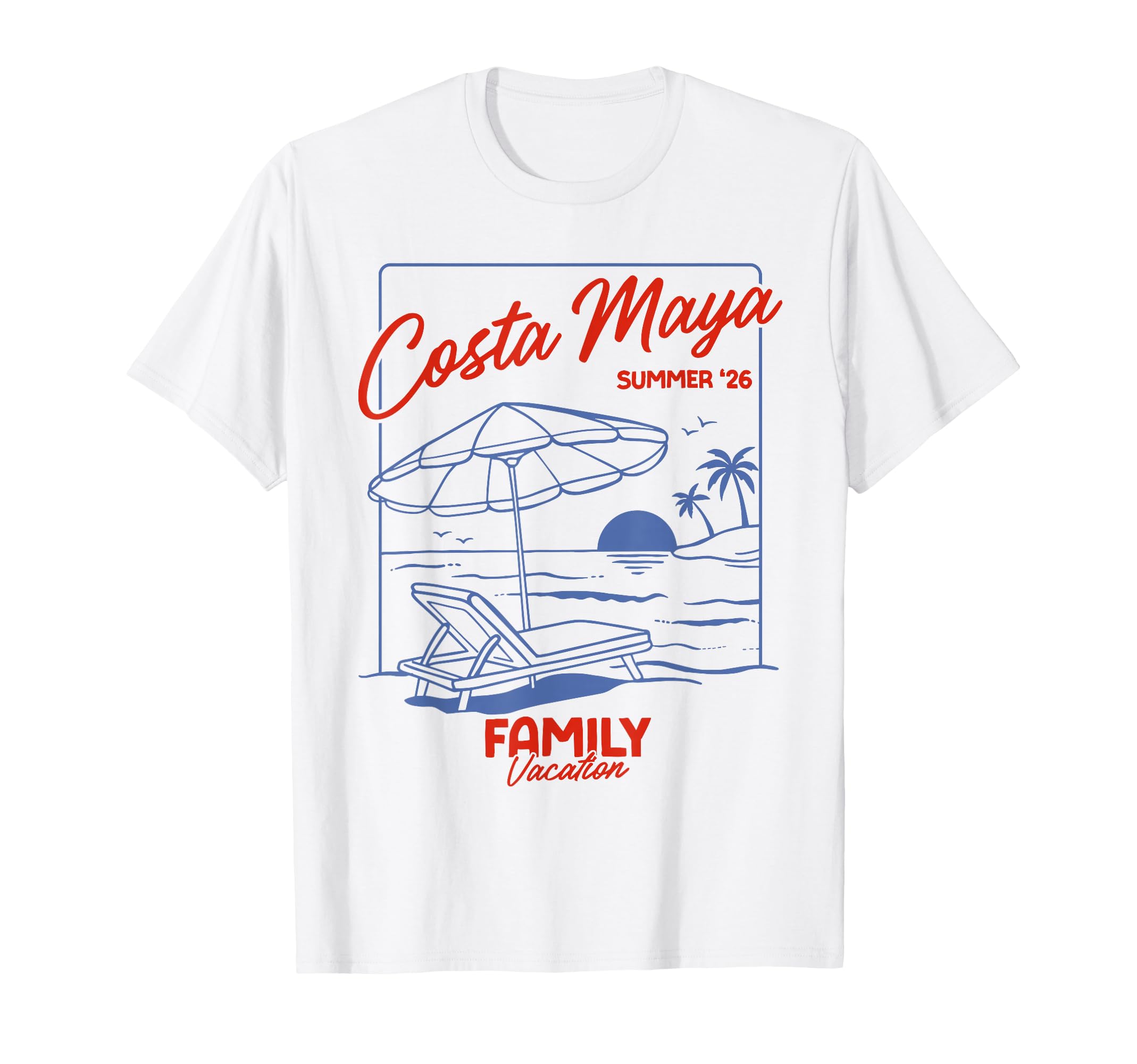 Costa Maya Summer 26 Family Matching T-Shirt - Minimalist Print Unisex - T-Shirt, Sweatshirt, Hoodie
