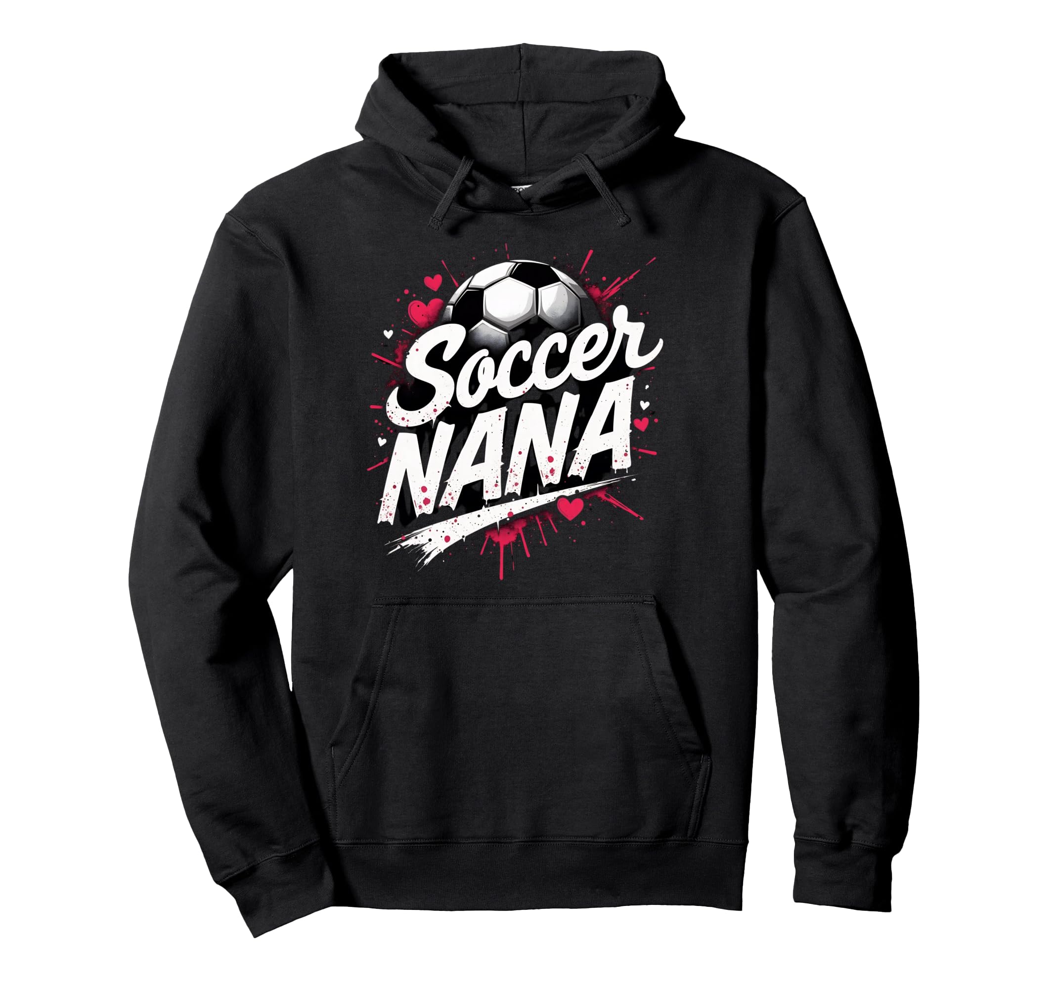 Proud Soccer Nana Funny Grandma Lover Hoodie - Custom Art Print Unisex - T-Shirt, Sweatshirt, Hoodie