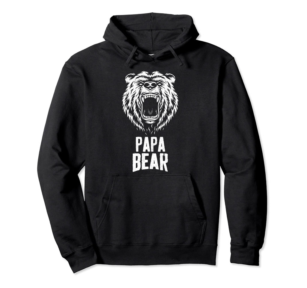 Papa Bear Matching Gift Funny Fathers Day Hoodie - Streetwear Style Unisex - T-Shirt, Sweatshirt, Hoodie