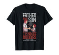 Funny Tennis Player Racket Dad Son Father T-Shirt - Graphic Print Unisex - T-Shirt, Sweatshirt, Hoodie