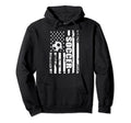 Us American Flag Soccer Patriotic Hoodie - Casual Everyday Wear Unisex - T-Shirt, Sweatshirt, Hoodie