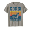 Dog Corgi Papa Welsh Corgi Dad T-Shirt - Casual Everyday Wear Unisex - T-Shirt, Sweatshirt, Hoodie