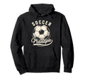 Soccer Grandpa Proud Soccer Player Papa Hoodie - Novelty Apparel Unisex - T-Shirt, Sweatshirt, Hoodie