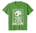 7 Years Being Awesome Soccer 7Th Birthday T-Shirt - Trendy Graphic Unisex - T-Shirt, Sweatshirt, Hoodie