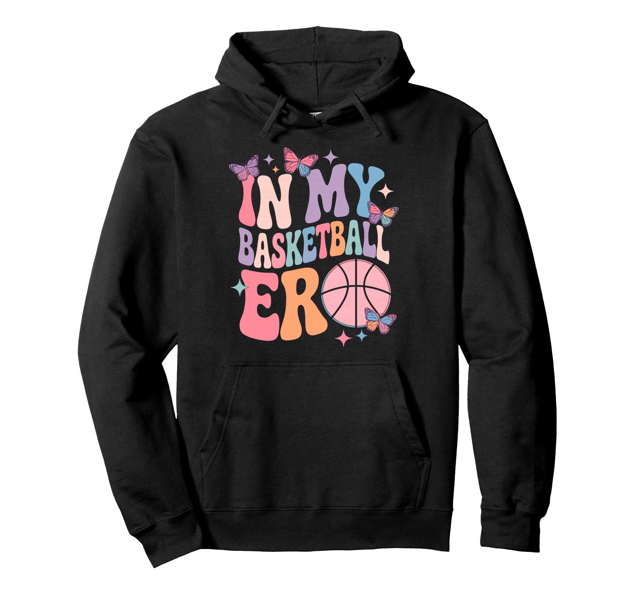 Groovy I My Basketball Era Player Fan Hoodie - Custom Art Print for Adults - T-Shirt, Sweatshirt, Hoodie