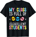Class Full Eggcellent Students Cute Easter Teacher - Adult & Kids T-Shirts, Sweatshirts & Hoodies apparel design preview 1