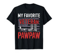 Veteran Papaw Love American Flag Dad T-Shirt - Minimalist Print for Adults - T-Shirt, Sweatshirt, Hoodie