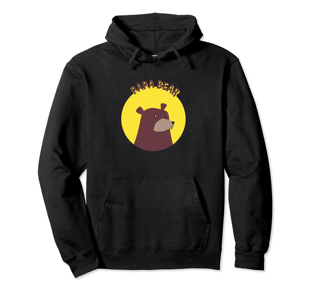 Papa Bear Protective Loving Strong Caring Hoodie - Graphic Print Unisex - T-Shirt, Sweatshirt, Hoodie