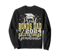 Proud Bonus Dad 2024 Salutatorian Sweatshirt - Unique Graphic for Adults - T-Shirt, Sweatshirt, Hoodie