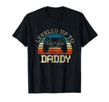 Leveled Up To Daddy Fathers Day T-Shirt - Fun Novelty Design for Adults - T-Shirt, Sweatshirt, Hoodie