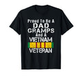 Proud Dad Gramps Vietnam War Veteran T-Shirt - Minimalist Print Unisex - T-Shirt, Sweatshirt, Hoodie