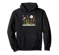 Three Santa Reindeer Elf Bassoons Hoodie - Trendy Graphic Unisex - T-Shirt, Sweatshirt, Hoodie