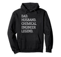 Dad Husband Chemical Engineer Legend Hoodie - Custom Art Print Unisex - T-Shirt, Sweatshirt, Hoodie