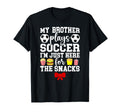 My Brother Plays Soccer Sister Soccer T-Shirt - Trendy Graphic for Adults - T-Shirt, Sweatshirt, Hoodie