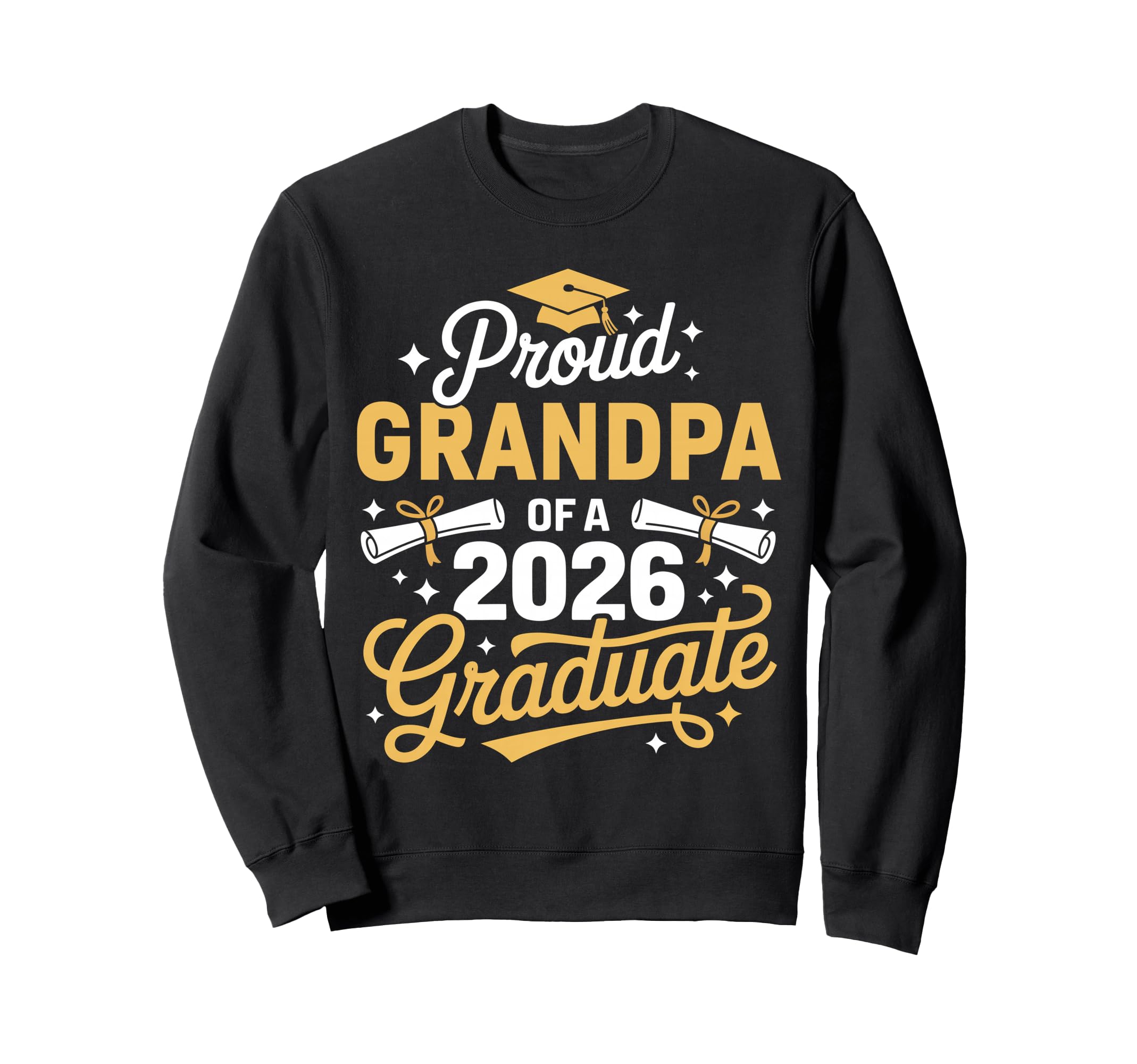 Proud Grandpa Class 2026 Sweatshirt - Aesthetic Graphic for Adults - T-Shirt, Sweatshirt, Hoodie