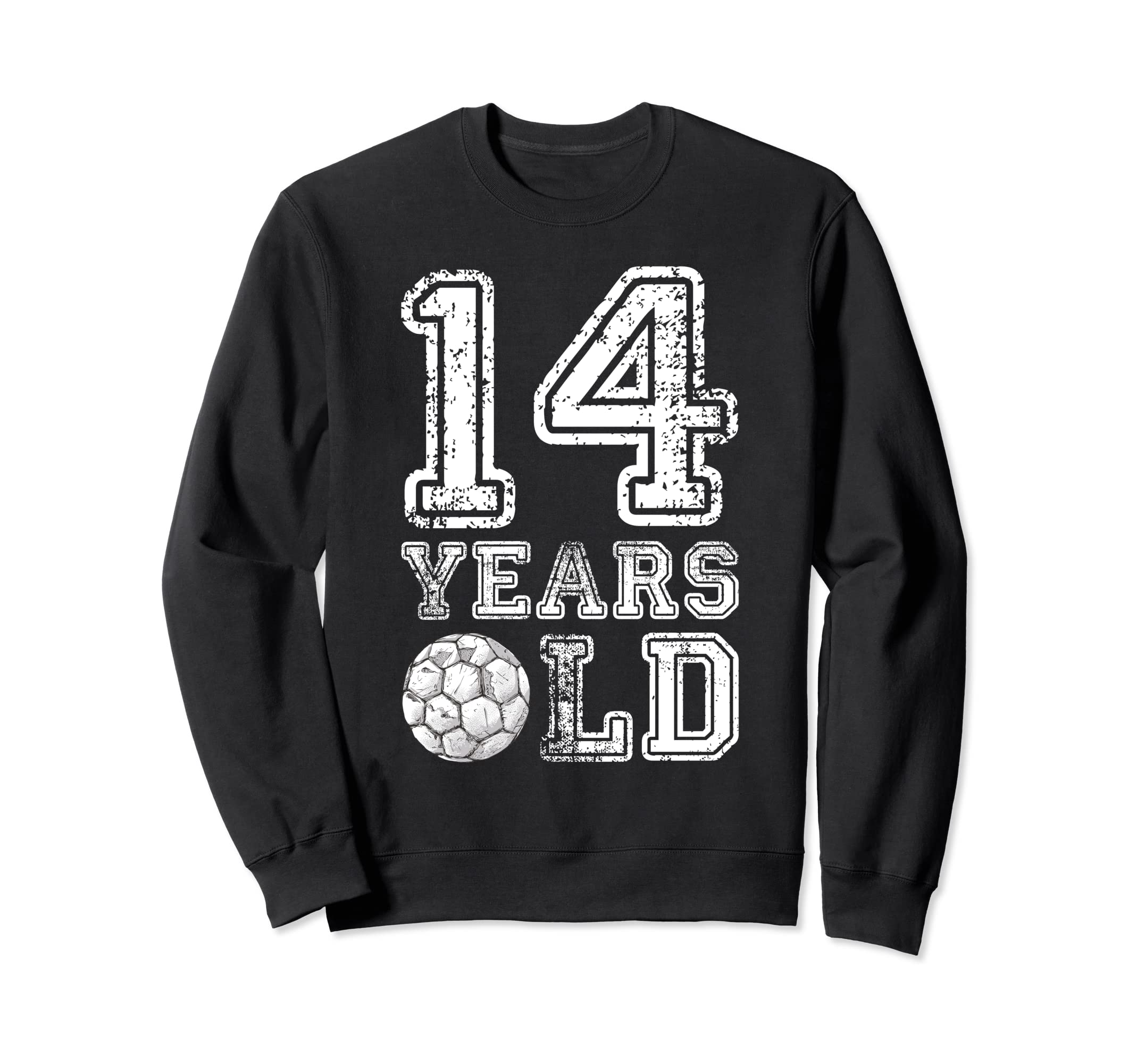14 Years Old Soccer Sports Sweatshirt - Custom Art Print Men Women - T-Shirt, Sweatshirt, Hoodie
