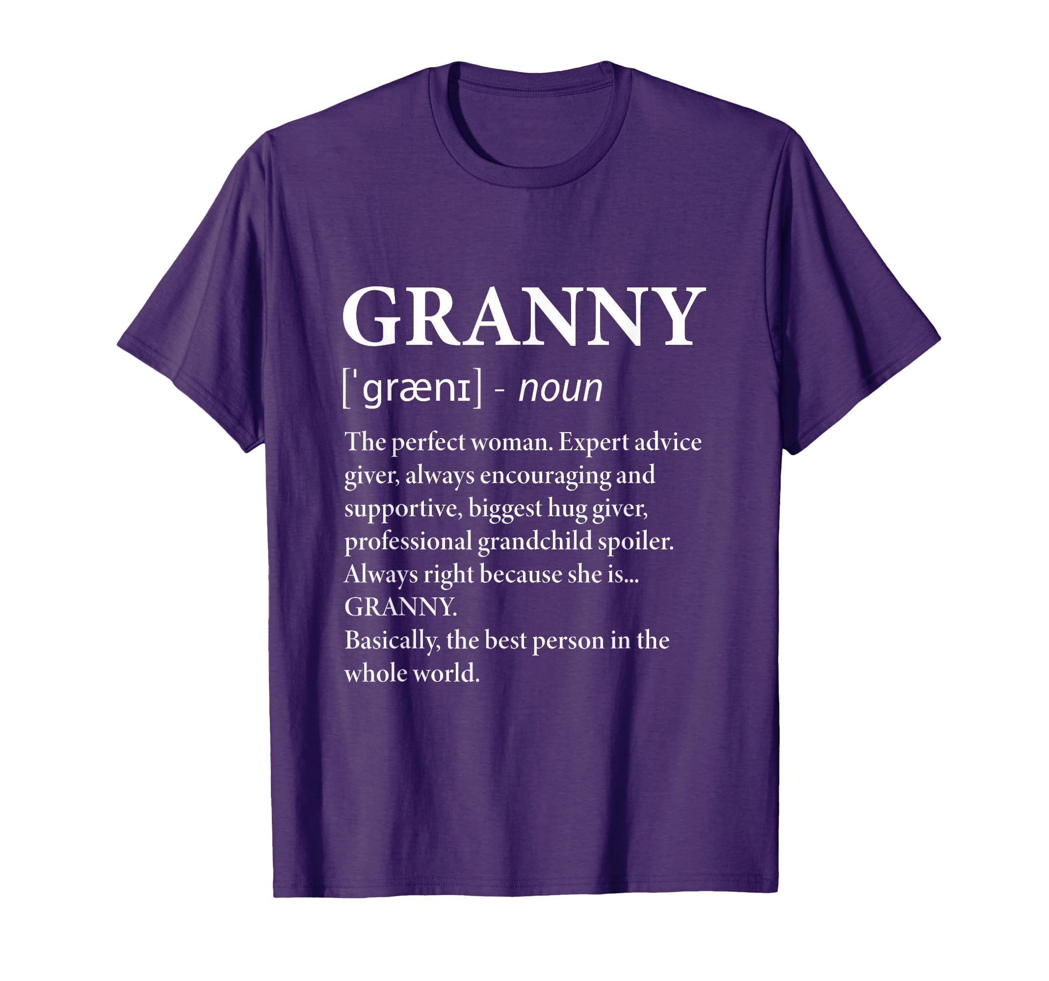 Granny Definition Grandma Funny T-Shirt - Fun Novelty Design Men Women - T-Shirt, Sweatshirt, Hoodie