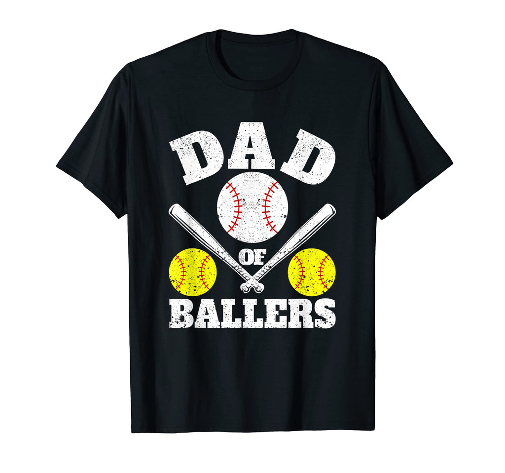 Mens Dad Ballers Funny Dad Baseball And T-Shirt - Streetwear Style Unisex - T-Shirt, Sweatshirt, Hoodie