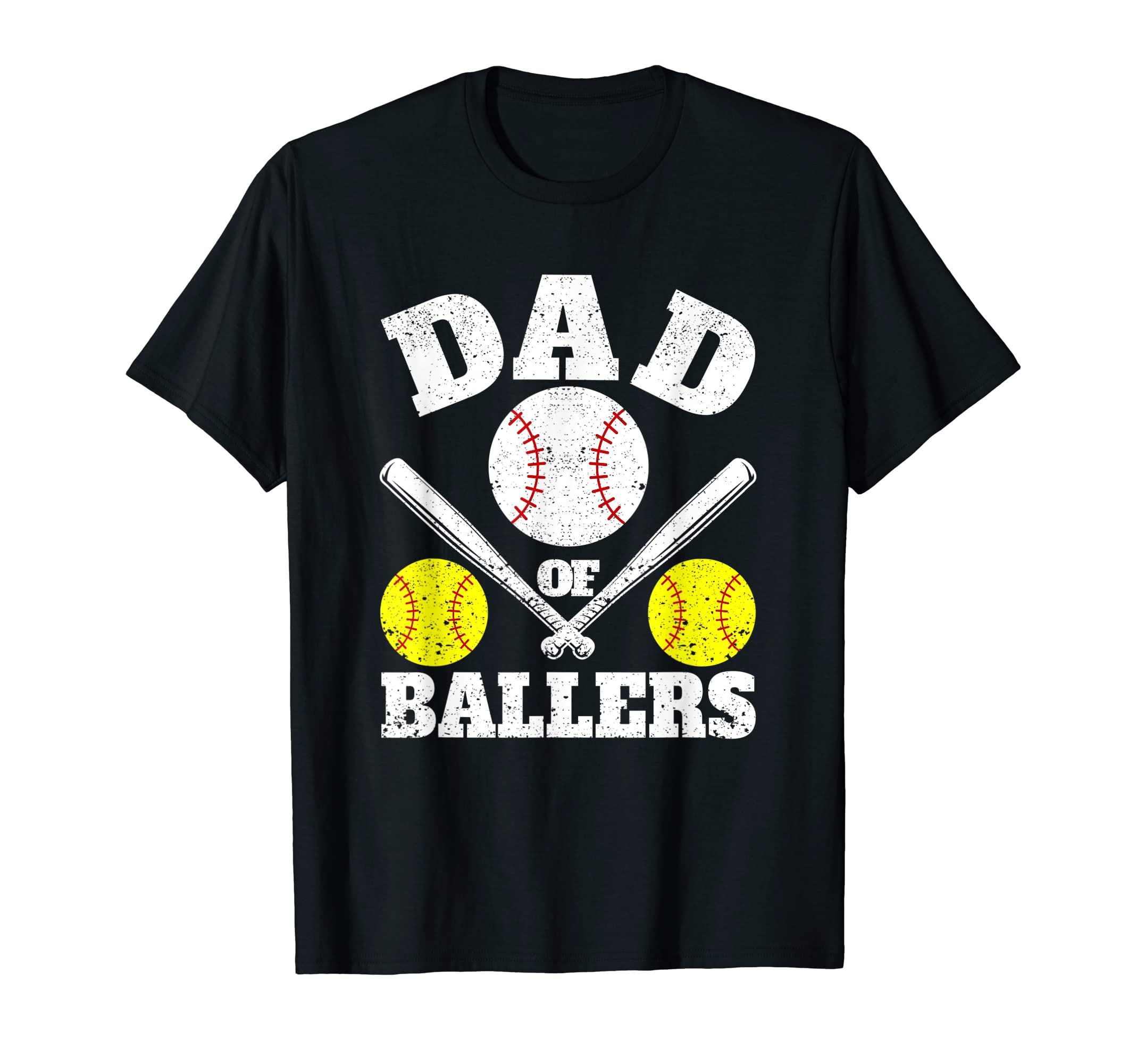 Mens Dad Ballers Funny Dad Baseball And T-Shirt - Streetwear Style Unisex - T-Shirt, Sweatshirt, Hoodie