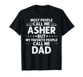 Asher Gift Name Funny Fathers Day T-Shirt - Custom Art Print Unisex - T-Shirt, Sweatshirt, Hoodie