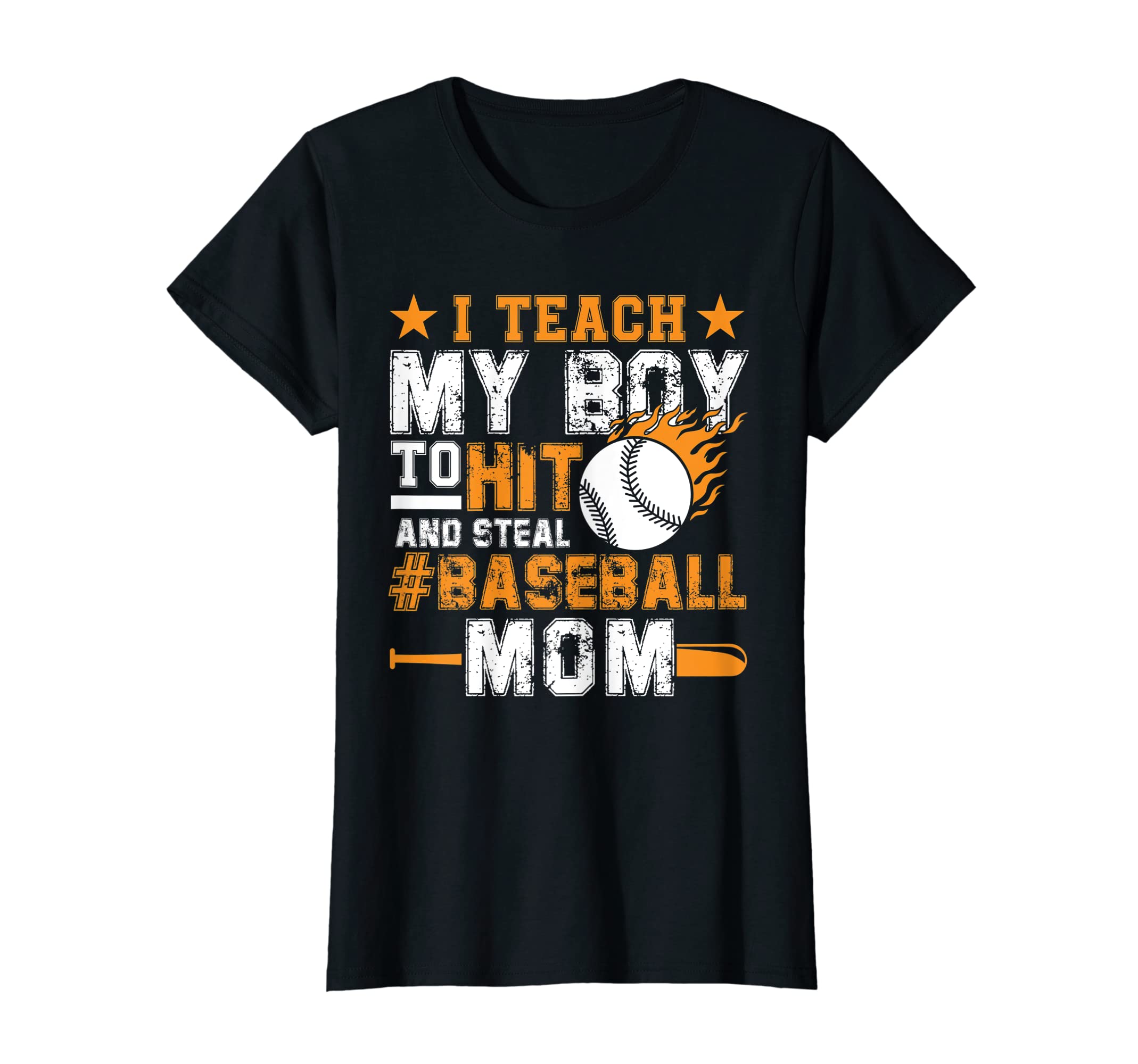 Womens I Teach My To Hit And Steal T-Shirt - Minimalist Print for Adults - T-Shirt, Sweatshirt, Hoodie