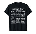 Things I Do My Spare Time Biker T-Shirt - Custom Art Print Unisex - T-Shirt, Sweatshirt, Hoodie