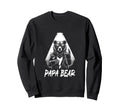 Papa Bear Rockstar Spotlight And Sweatshirt - Unique Graphic Unisex - T-Shirt, Sweatshirt, Hoodie