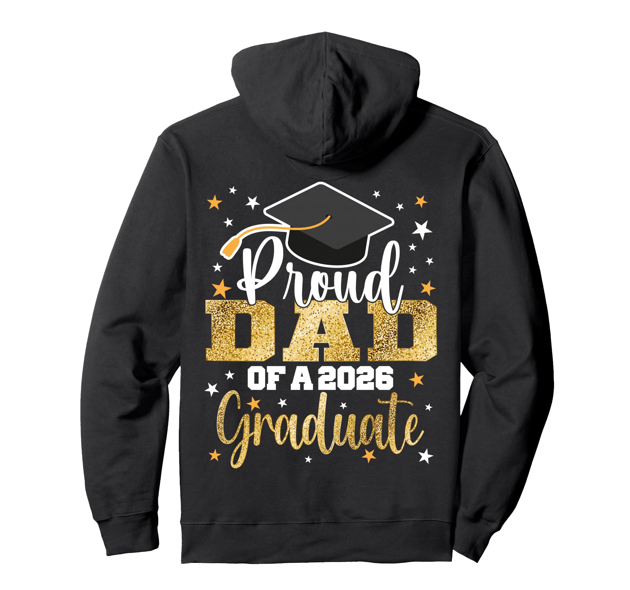 Proud Dad Class 2026 Graduate Senior Hoodie - Minimalist Print Unisex - T-Shirt, Sweatshirt, Hoodie