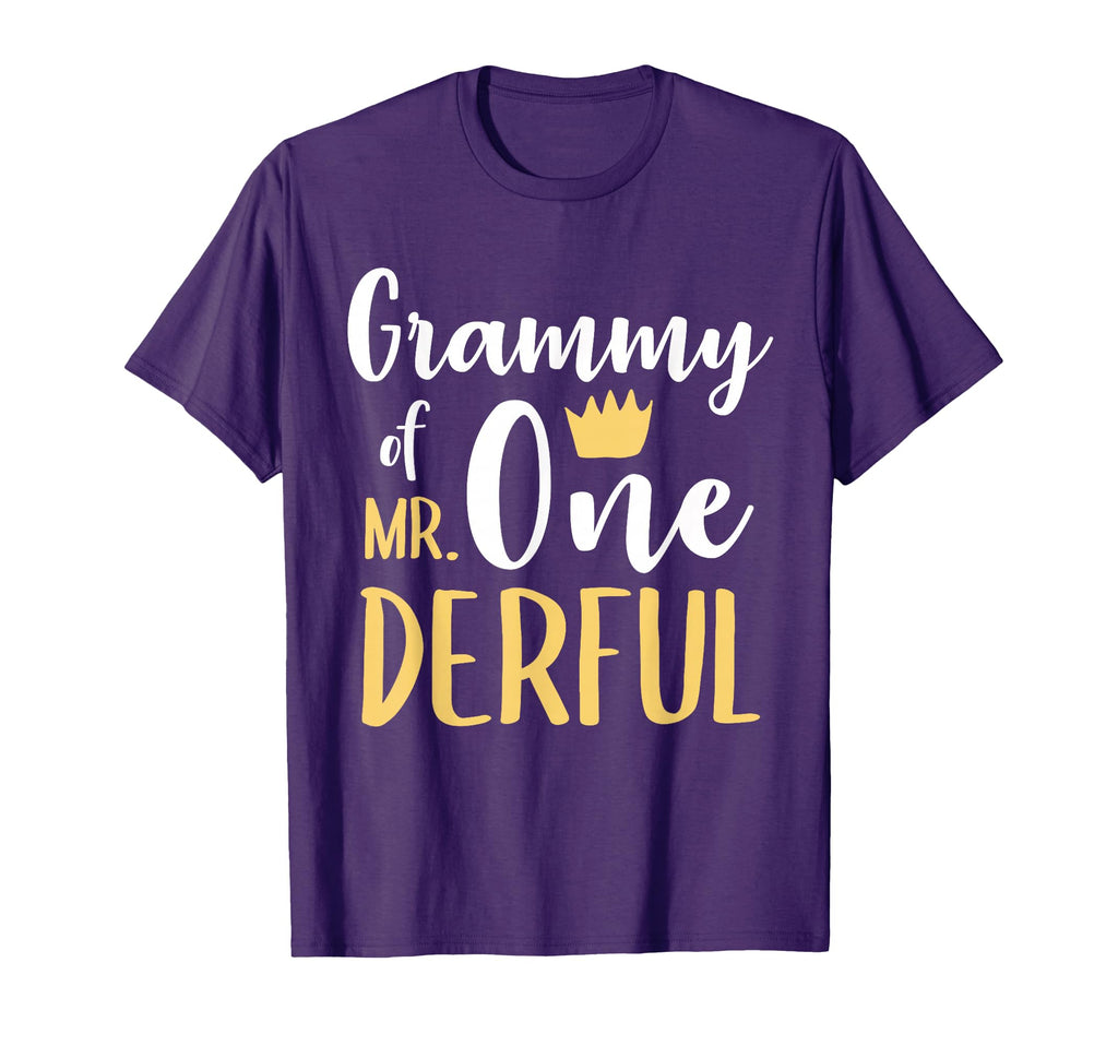 Grammyof Mr Onederful 1St Birthday First T-Shirt - Custom Art Print Unisex - T-Shirt, Sweatshirt, Hoodie