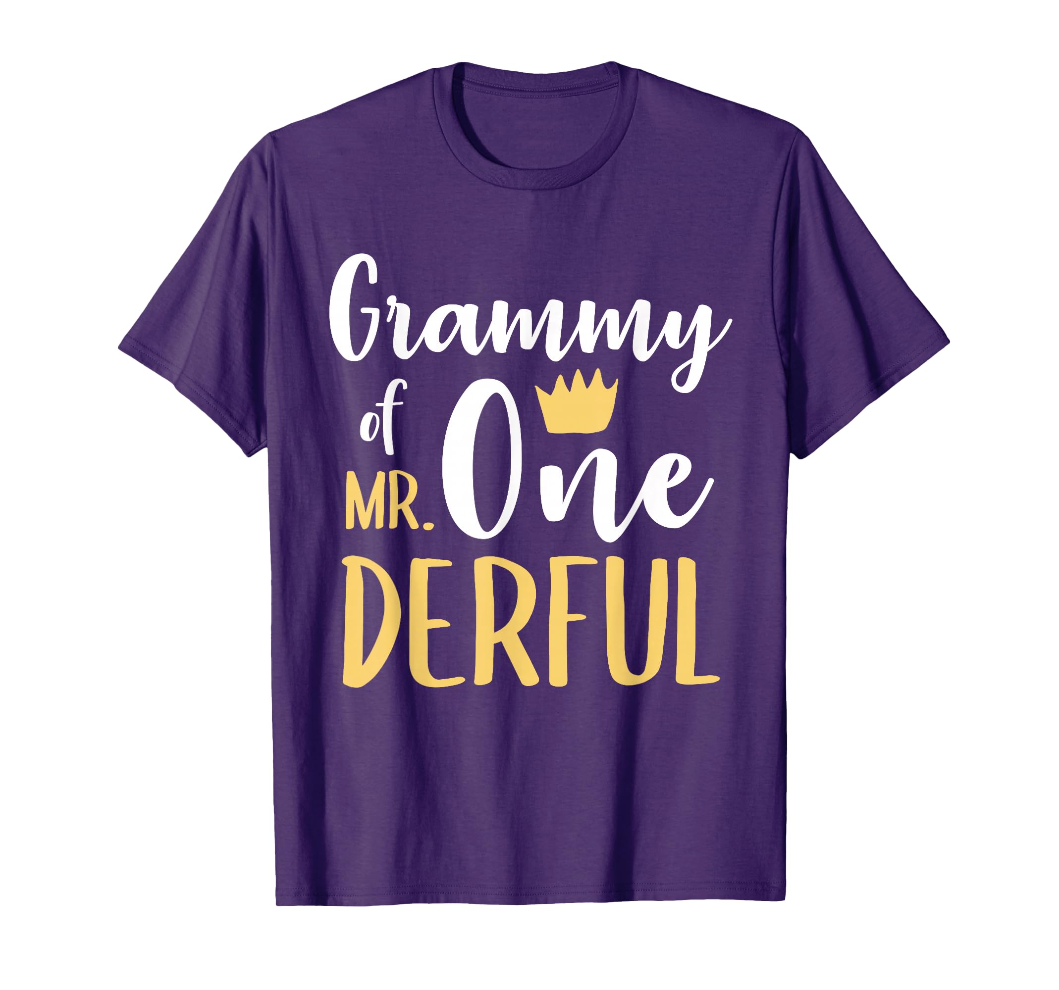 Grammyof Mr Onederful 1St Birthday First T-Shirt - Custom Art Print Unisex - T-Shirt, Sweatshirt, Hoodie