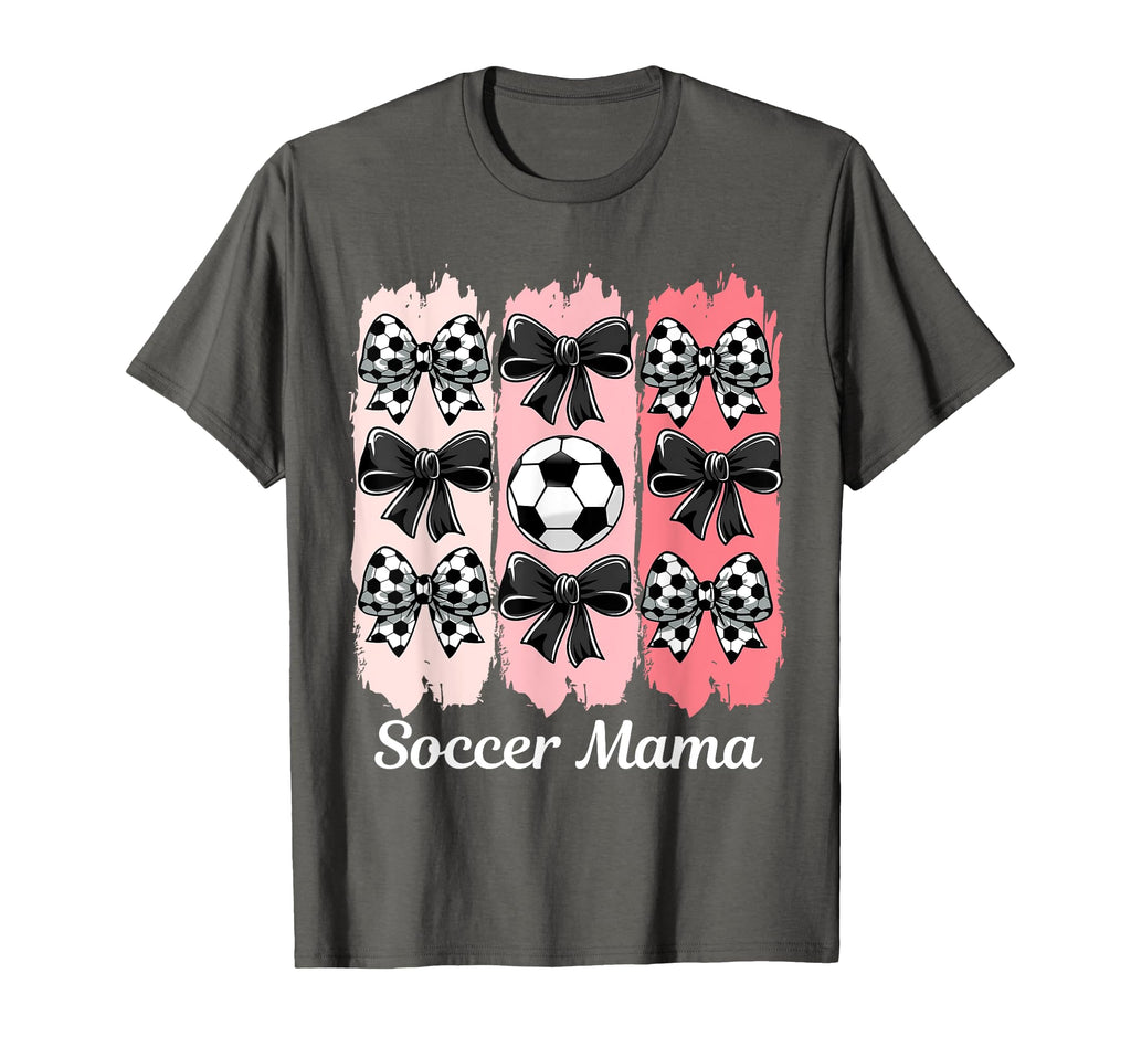 Soccer Mama Coquette Bow Soccer Mom T-Shirt - Streetwear Style Men Women - T-Shirt, Sweatshirt, Hoodie