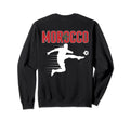 Morocco Soccer Fans Jersey Sweatshirt - Casual Everyday Wear Unisex - T-Shirt, Sweatshirt, Hoodie