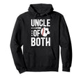 Uncle Both Baseball Soccer Uncle Hoodie - Custom Art Print for Adults - T-Shirt, Sweatshirt, Hoodie