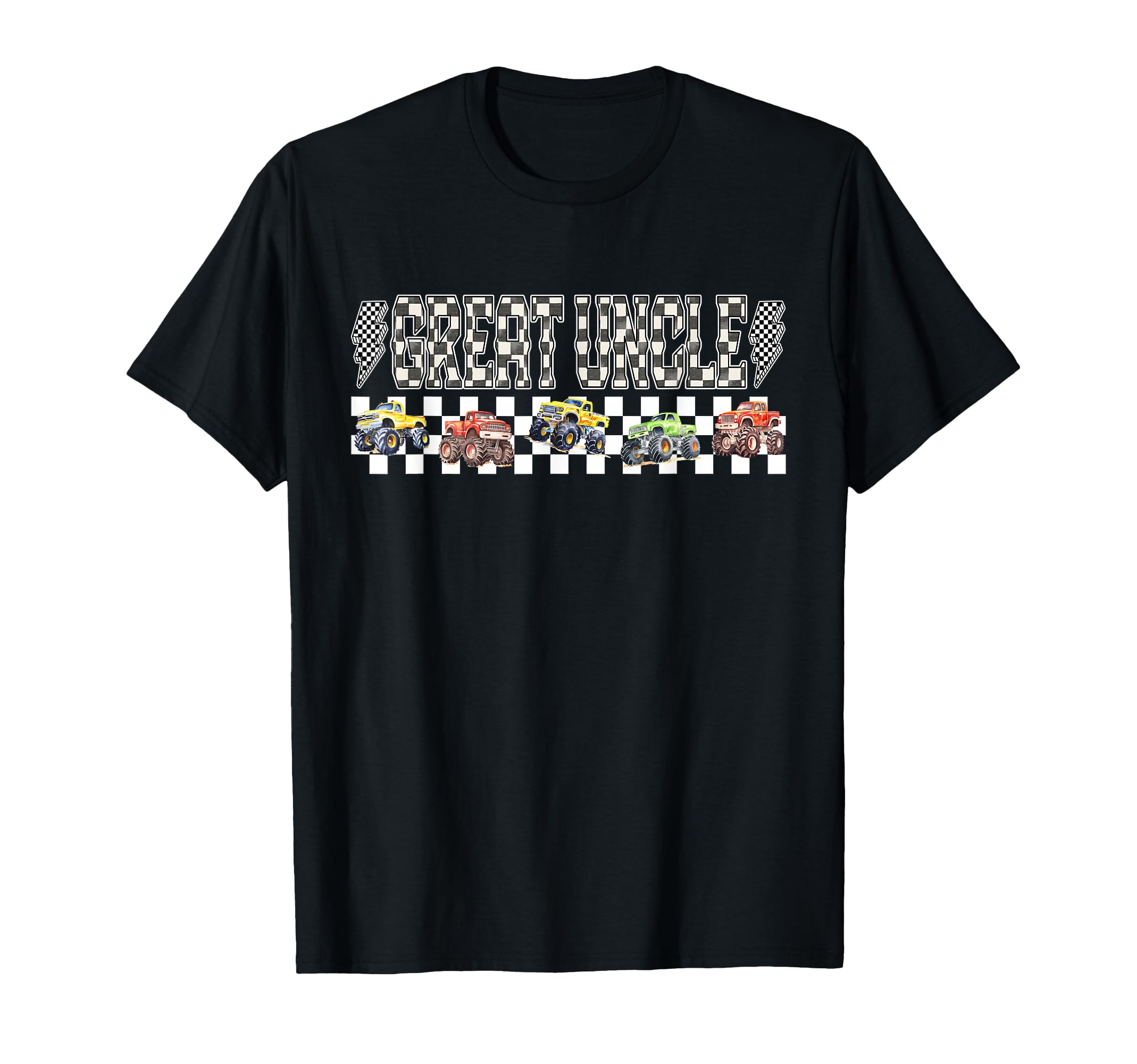 Great Uncle Monster Truck Family Crew T-Shirt - Trendy Graphic for Adults - T-Shirt, Sweatshirt, Hoodie
