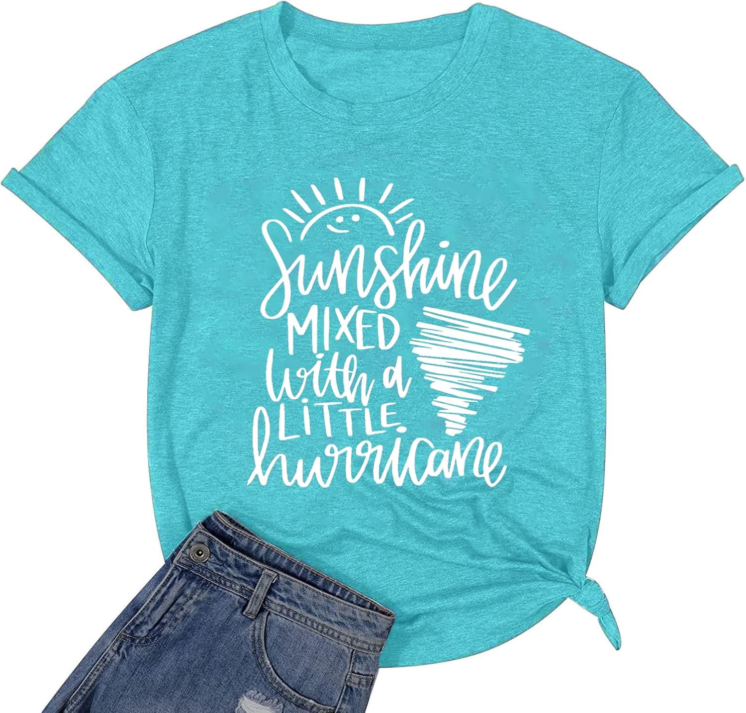 Cute Graphic for Women Sunshine Mixed with A Little - Adult & Kids T-Shirts, Sweatshirts & Hoodies apparel design preview 1