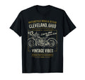 Cleveland Ohio Motorcycle Adventure T-Shirt - Unique Graphic Men Women - T-Shirt, Sweatshirt, Hoodie