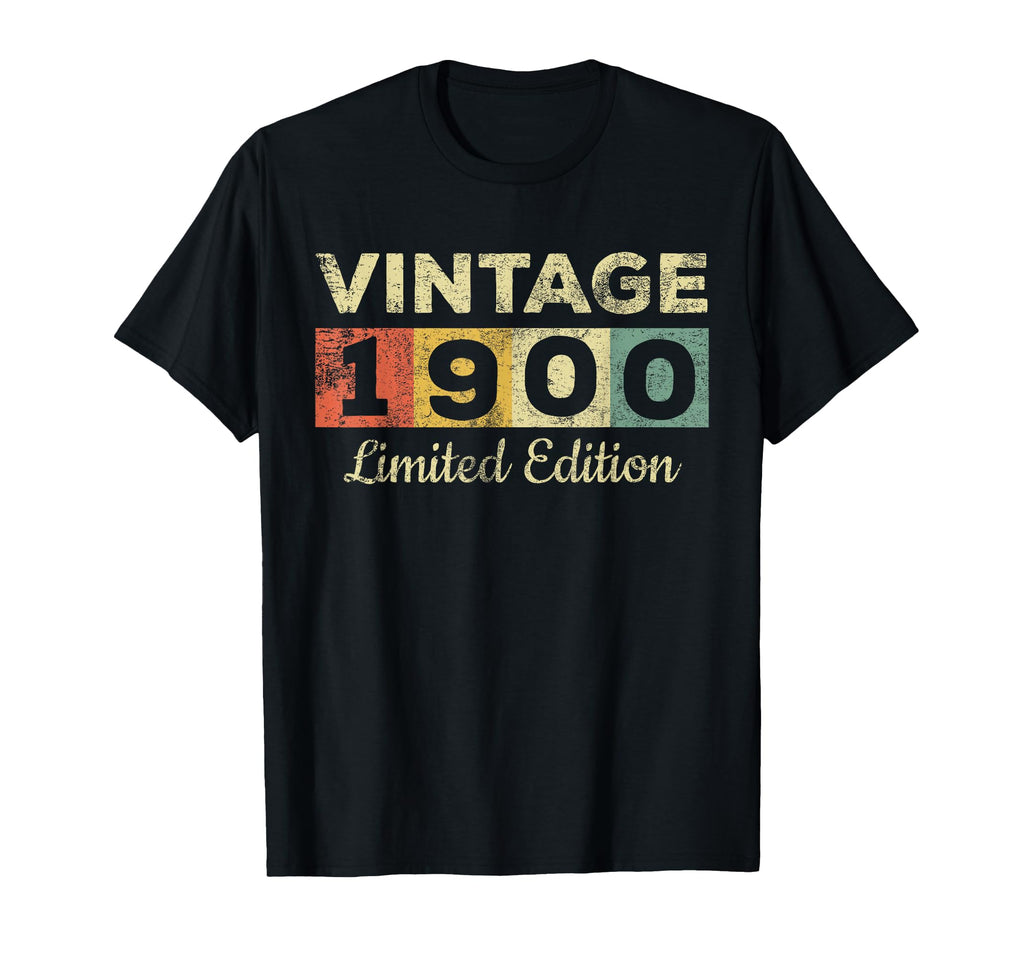 1900 Made 1900 121St Birthday 121 T-Shirt - Casual Everyday Wear Men Women - T-Shirt, Sweatshirt, Hoodie