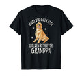Worlds Greatest Golden Retriever Grandpa T-Shirt - Graphic Print Men Women - T-Shirt, Sweatshirt, Hoodie